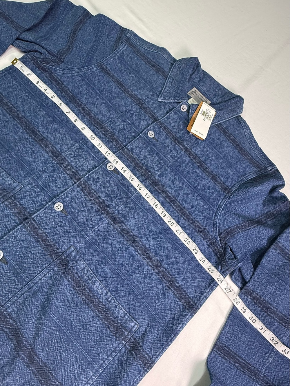 Ralph Lauren Double RL (RRL) Indigo Naval Military Shirt Jacket- Size XL - Picture 5 of 16